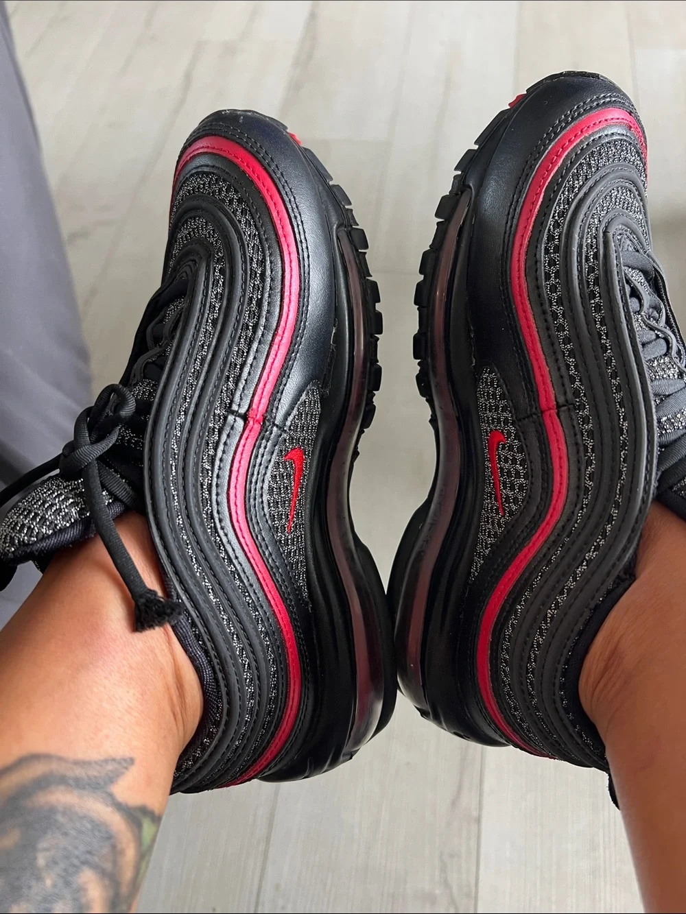 Nike Air Max 97 Black and Red Accents